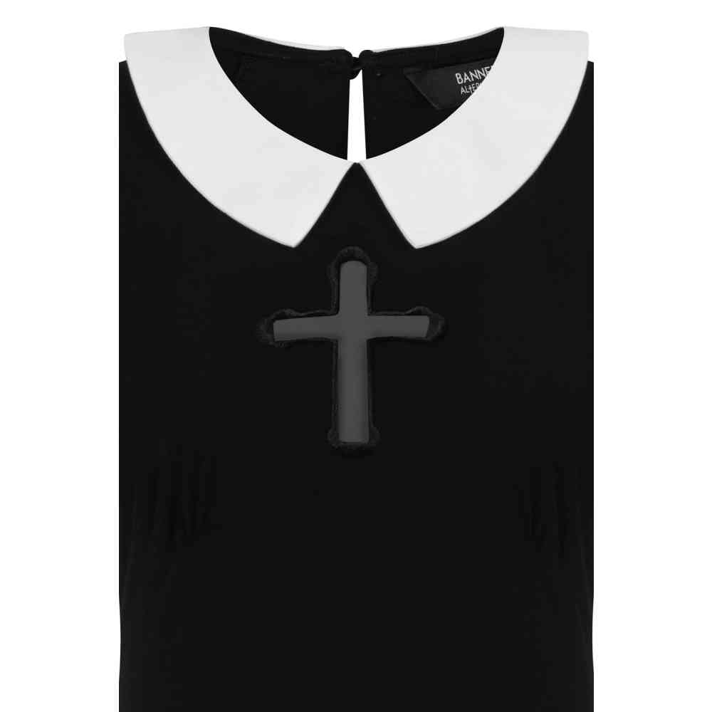 Banned - CROSSING OVER Top - Black